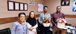 باهدف قدردانی ازتلاشهای تیم مدیریتی بیمارستان صورت گرفت:حضور نماینده بیماران تالاسمی در بیمارستان امام حسن مجتبی(ع) به مناسبت هفته دولت وروزکارمندوپزشک 
