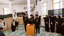 مراسم معنوی پرچم گردانی حرم امام حسین (ع) در بیمارستان امام حسن مجتبی (ع) داراب برگزار شد
